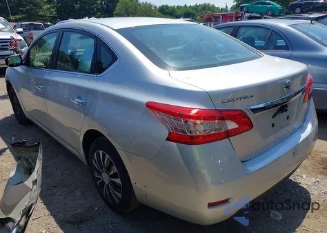 2015 Nissan Sentra S from USA, damaged, VIN 3N1AB7AP1FY348622